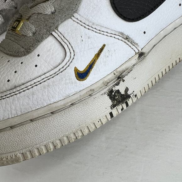 Nike Air Force 1 Low Ken Griffey Jr Sr Sneakers FLAW DJ5195-100 White 6Y, 7.5W - Picture 8 of 11